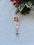 Xmas Tree Checkered Badge Reel
