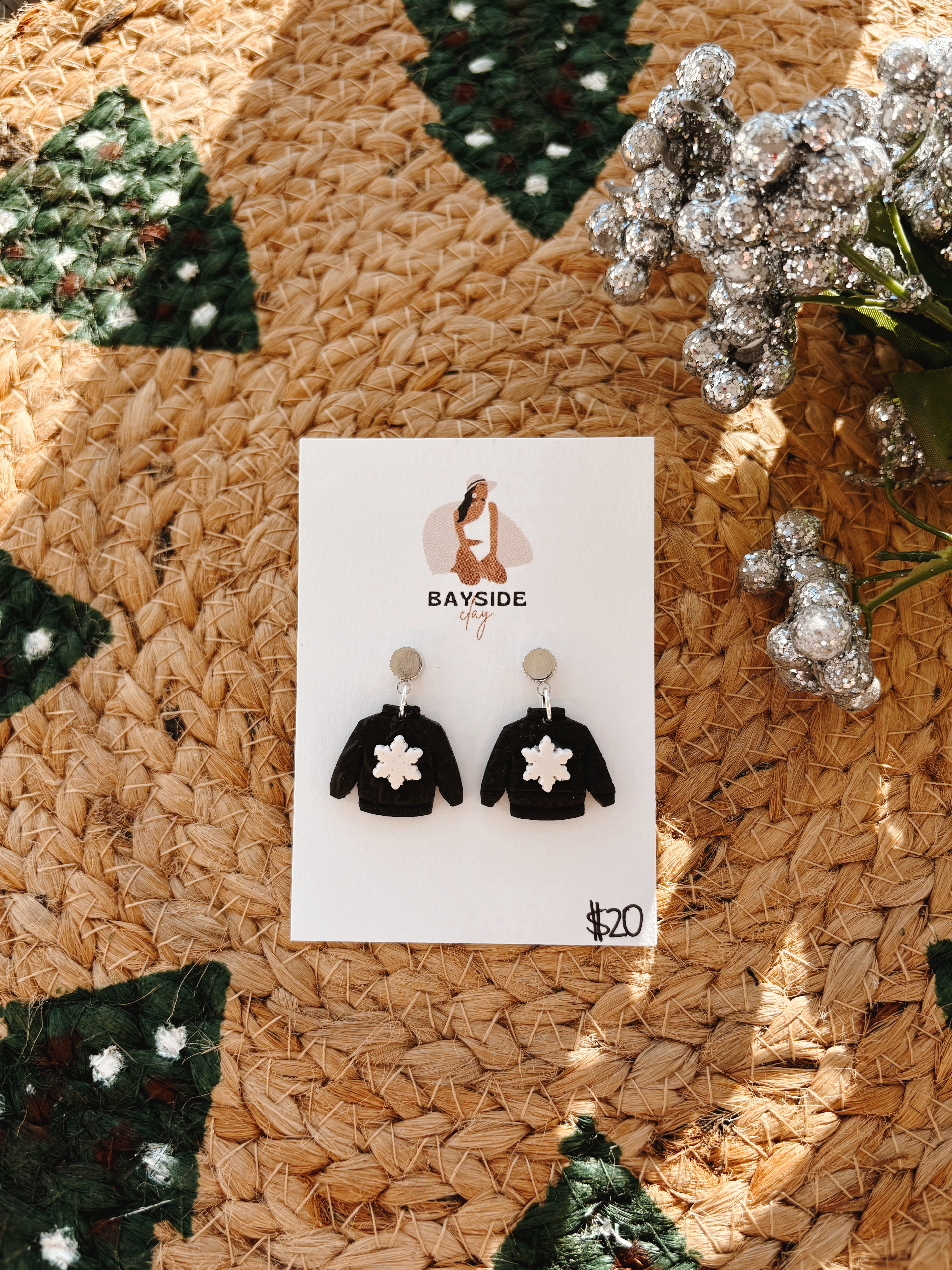 Snowflake Sweater Dangles
