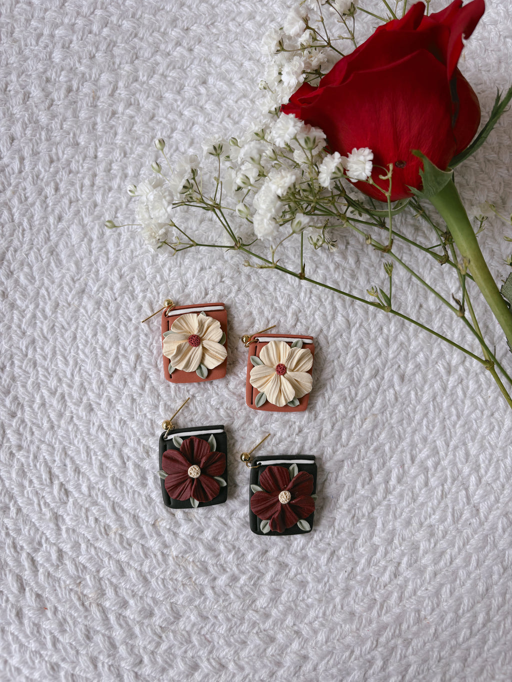 Floral Book Dangles