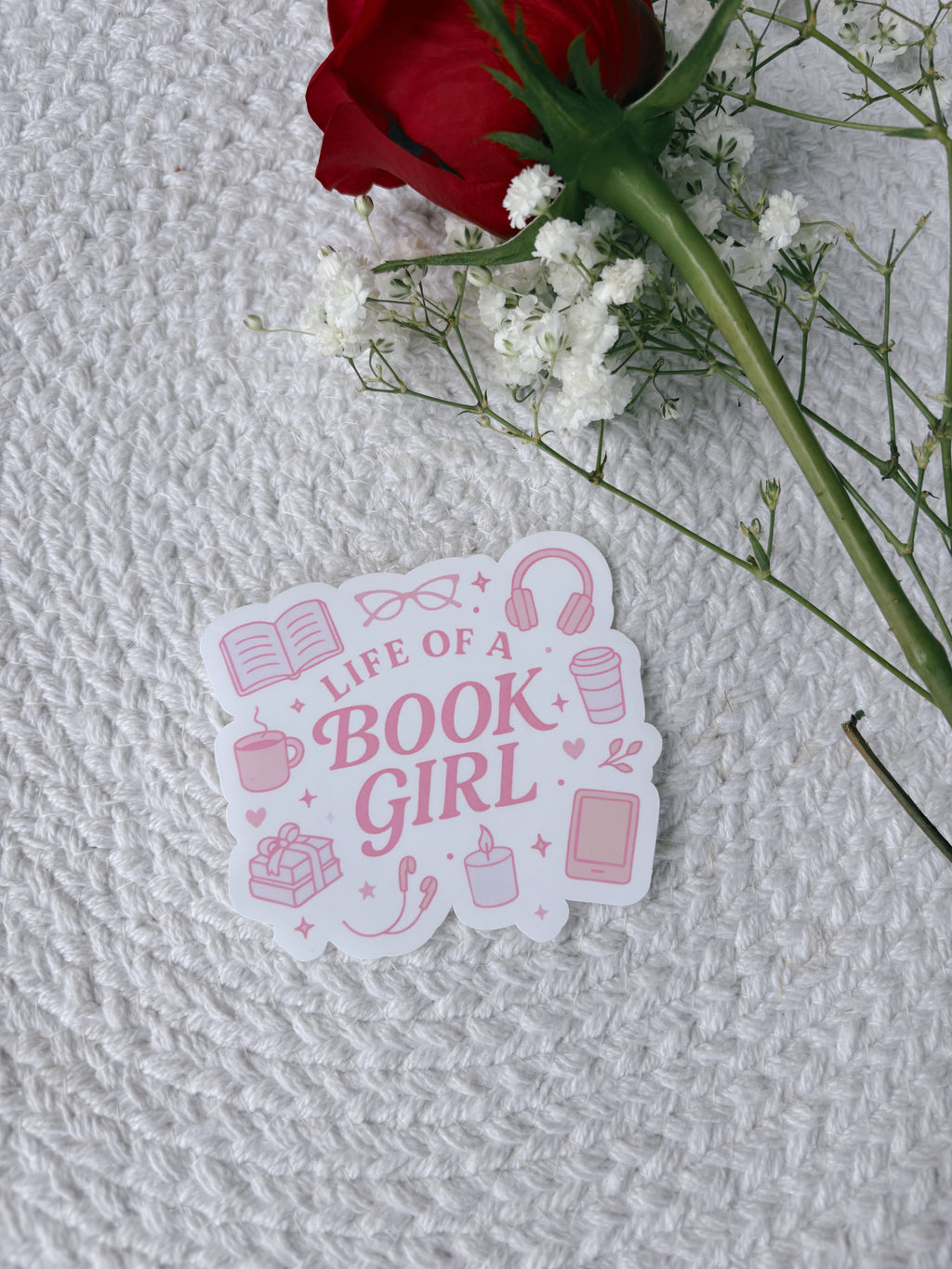 Life Of A Book Girl Sticker