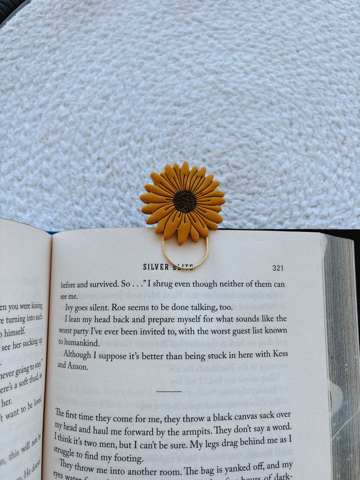 Sunflower Paperclip Bookmark