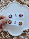 Summer Picnic Wooden Studs