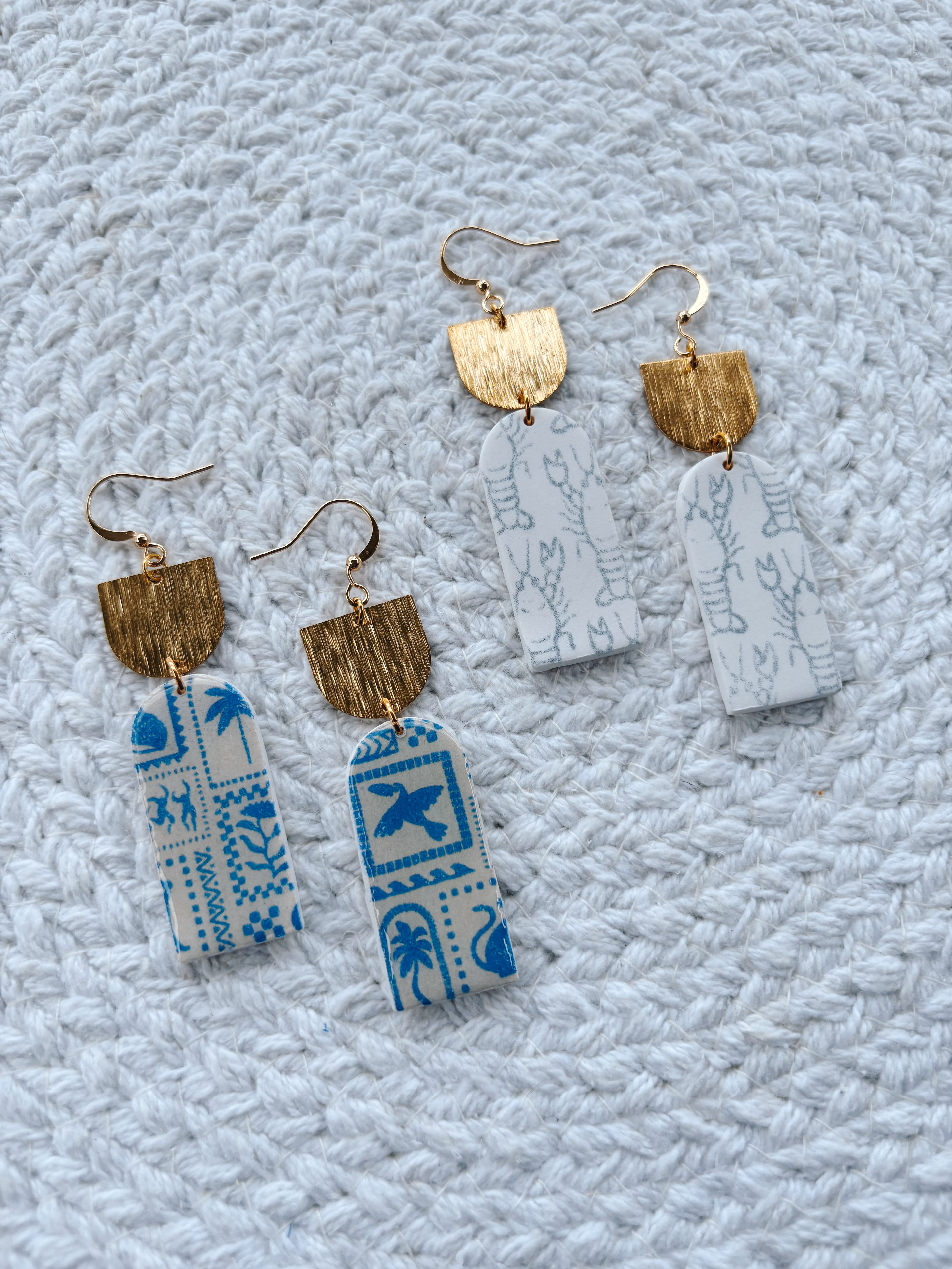 Summer Brass Dangles