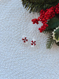 Peppermint Swirl Studs