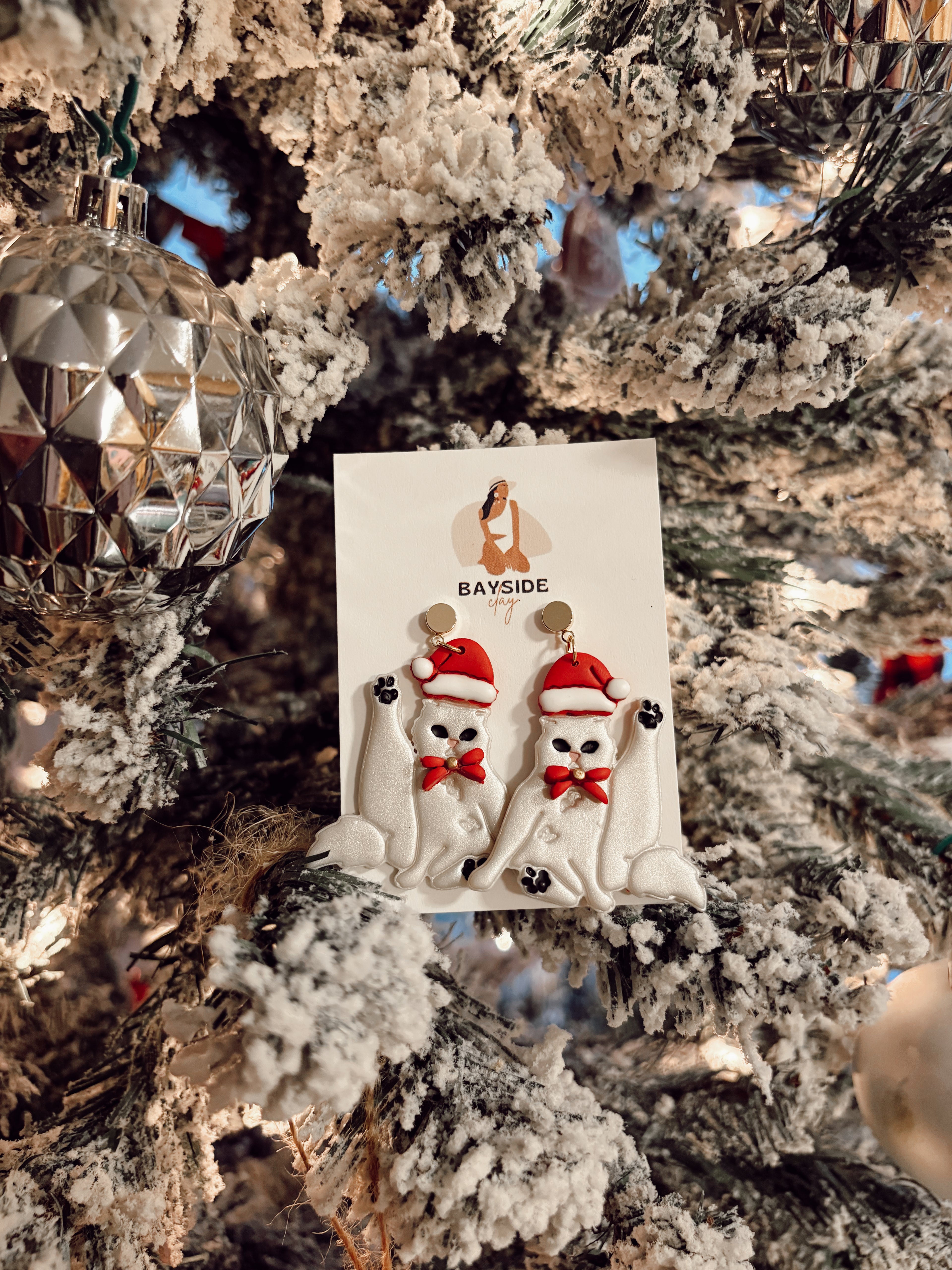Xmas Cat Dangles