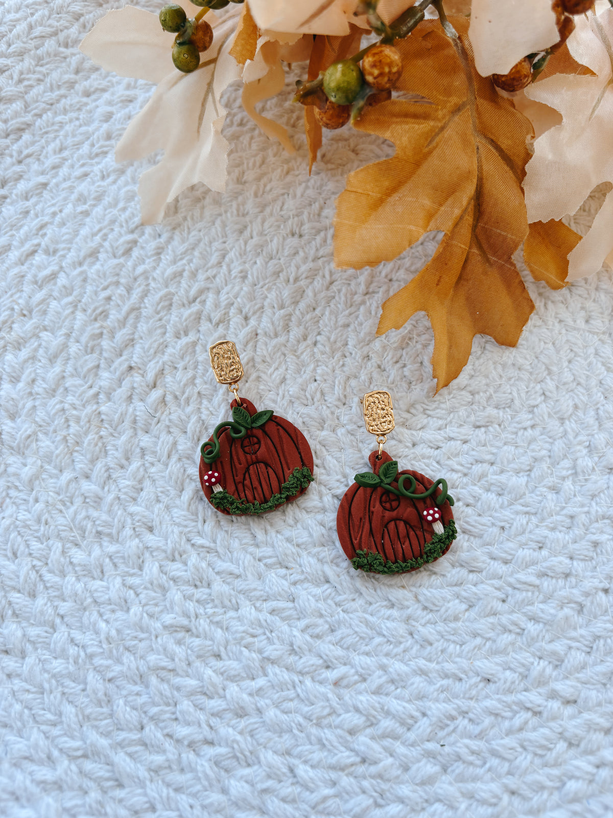 Pumpkin House Dangles