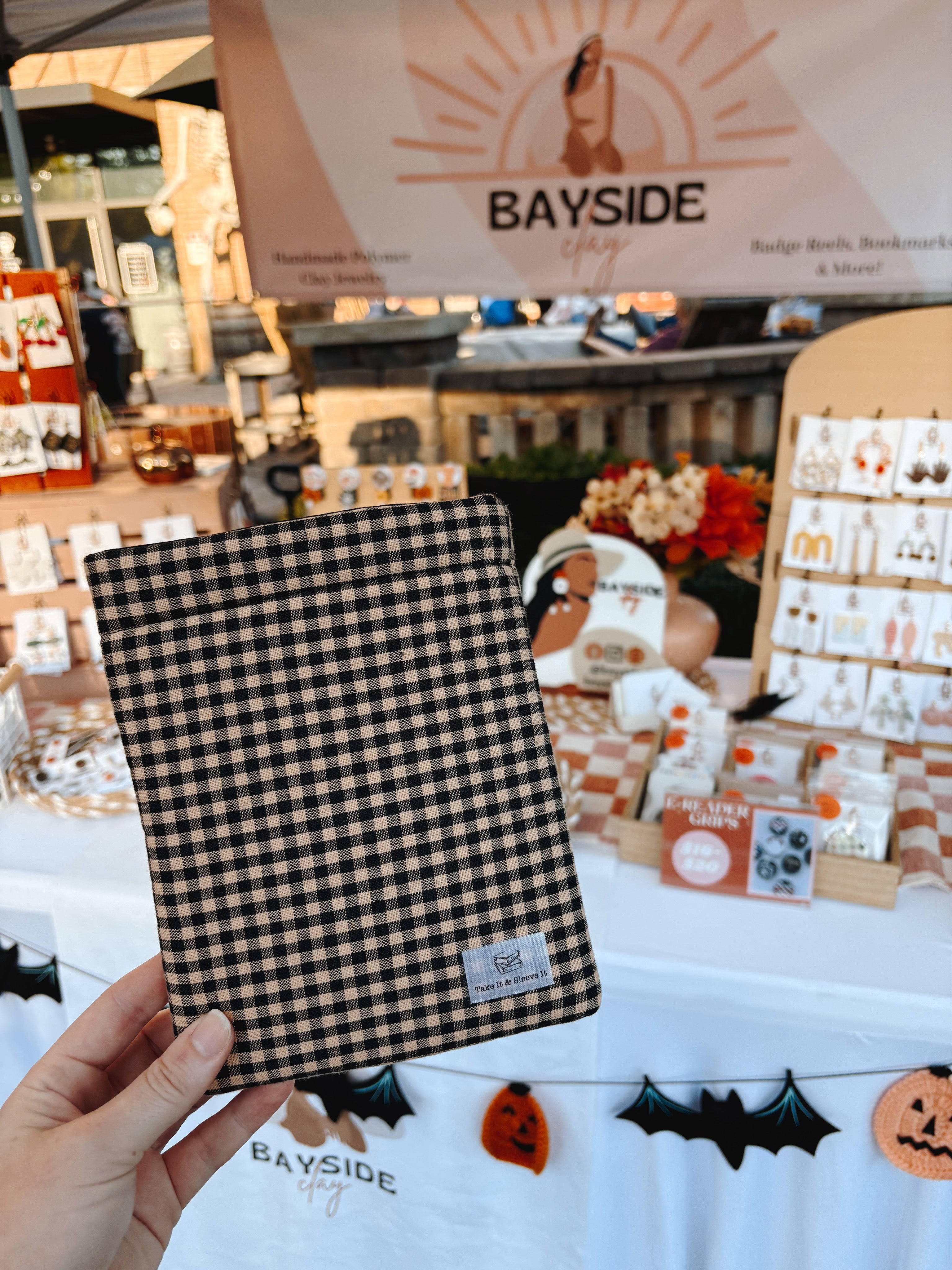 Gingham E Reader Sleeve