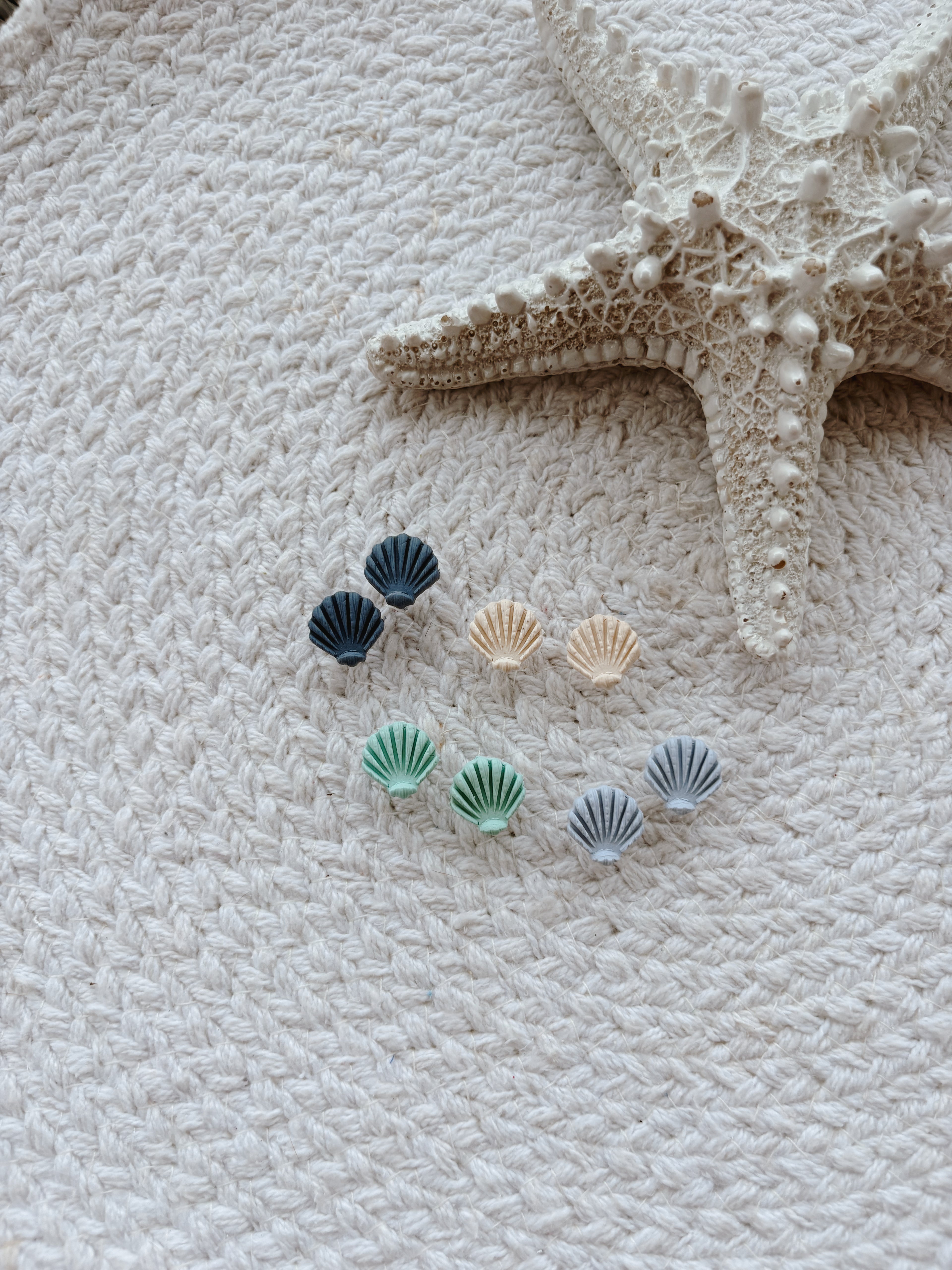 Seashell Studs