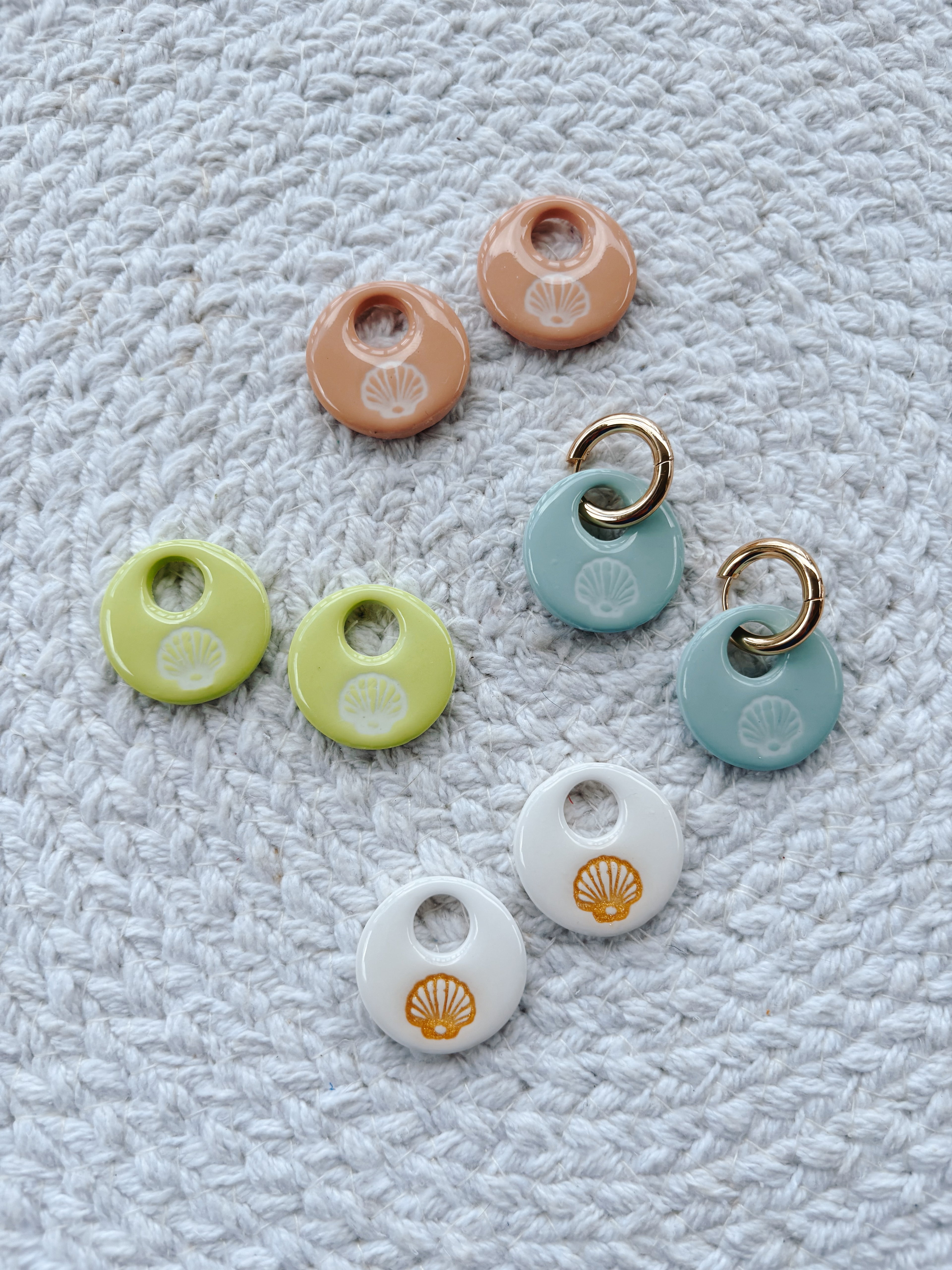 Coastal Shell Charms