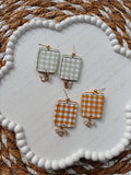 Gingham Book Dangles