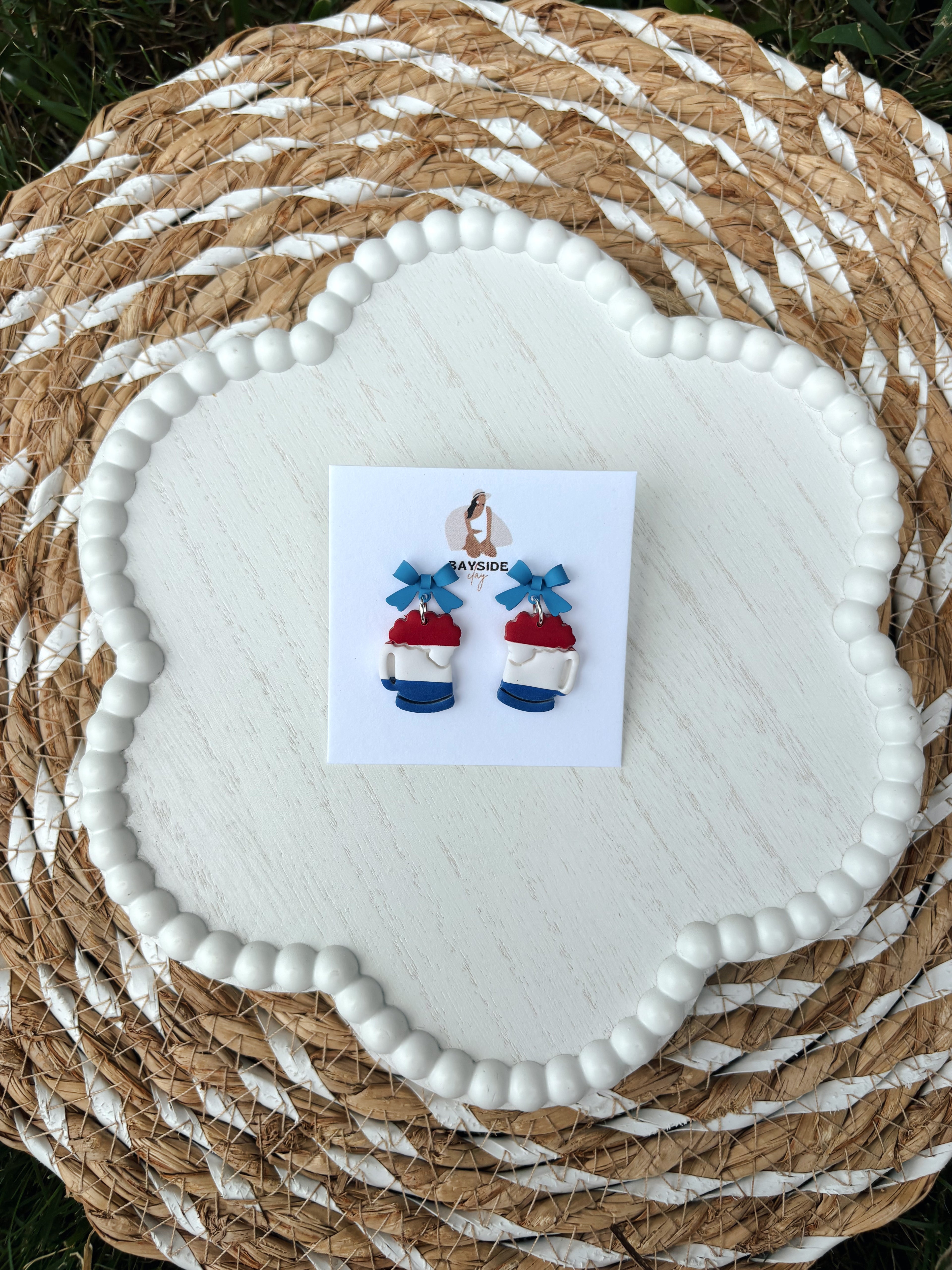 Red, White & Brew Dangles