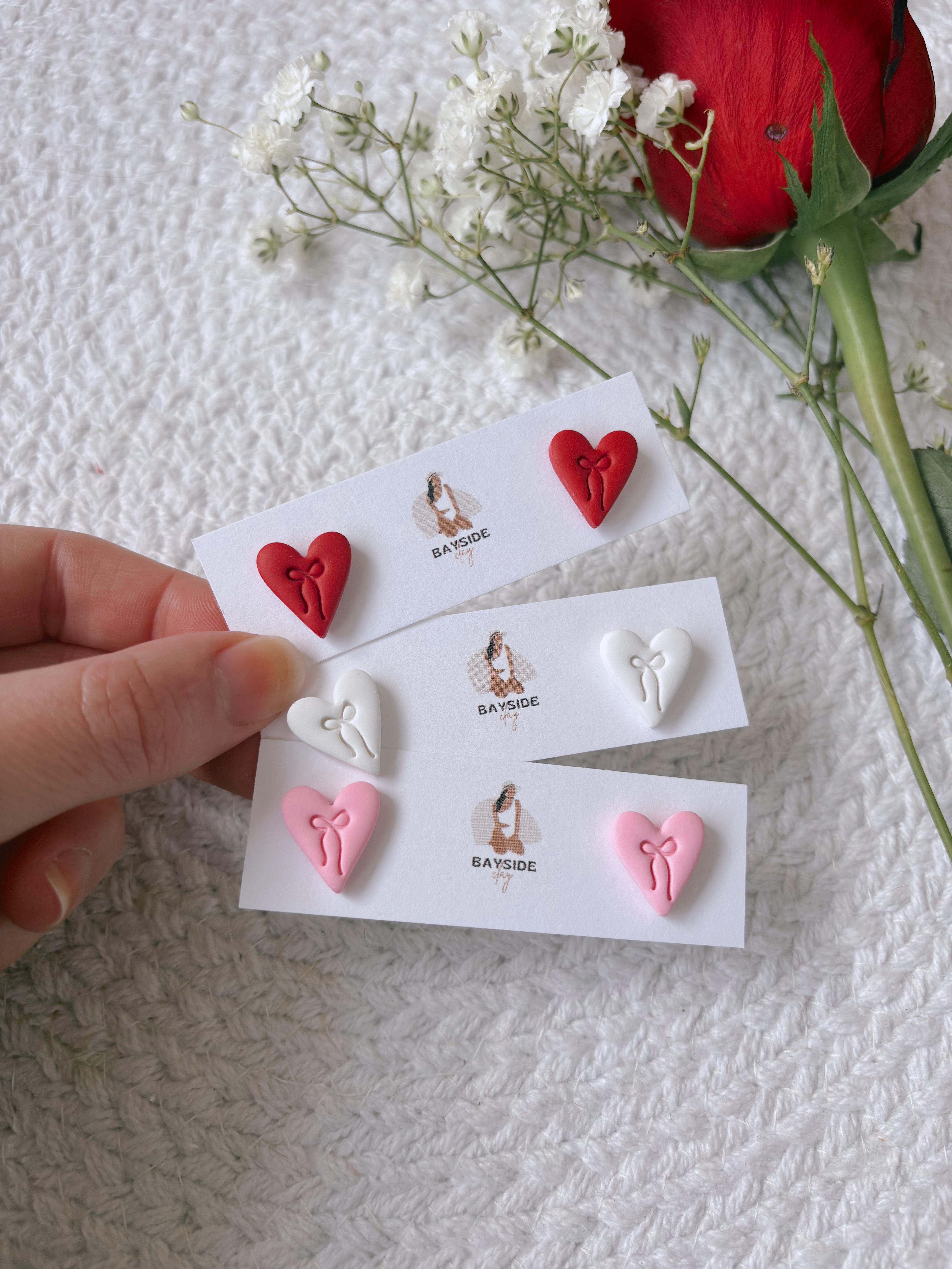 Heart Studs