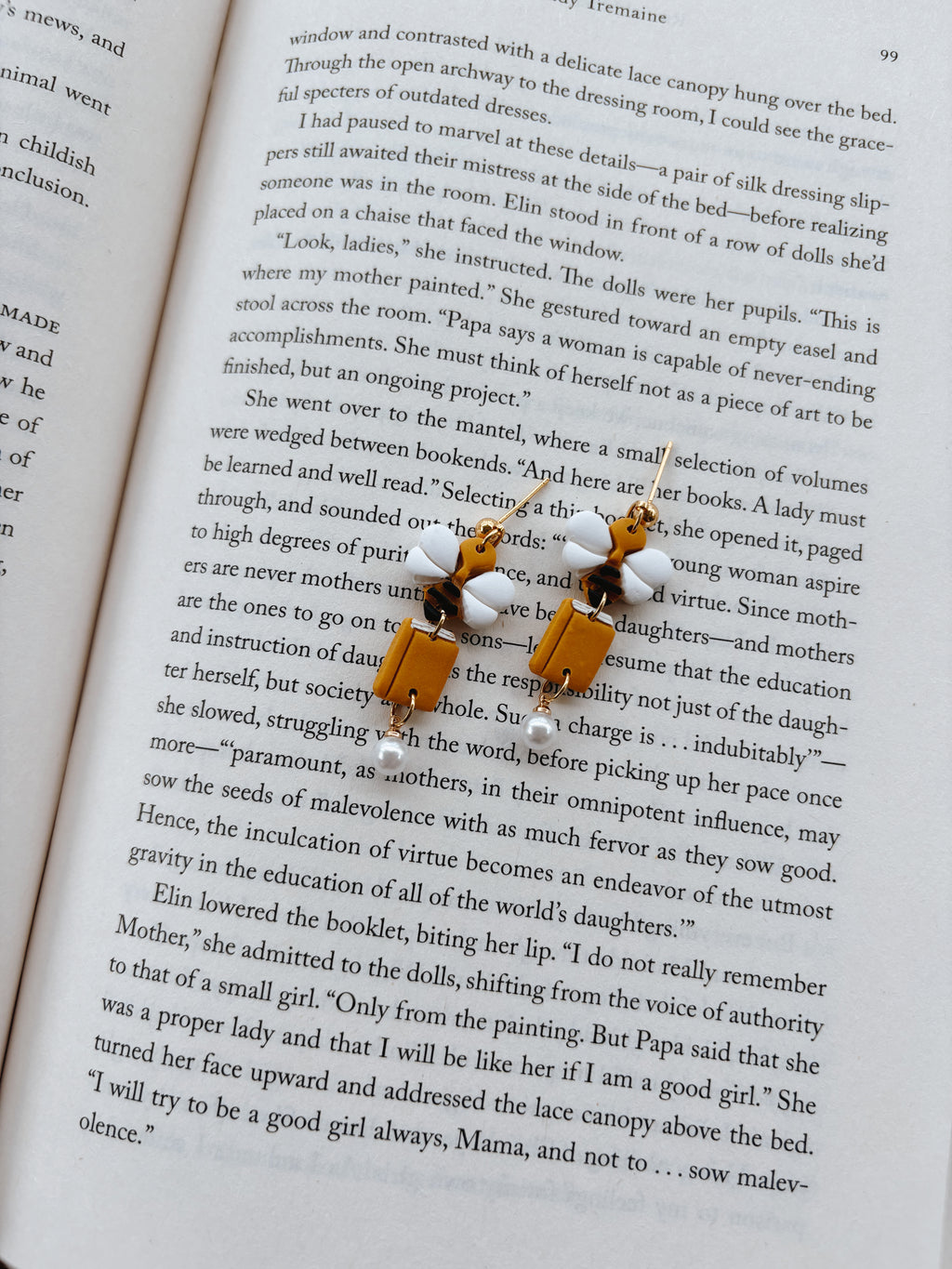 The Bookish Bee Dangles