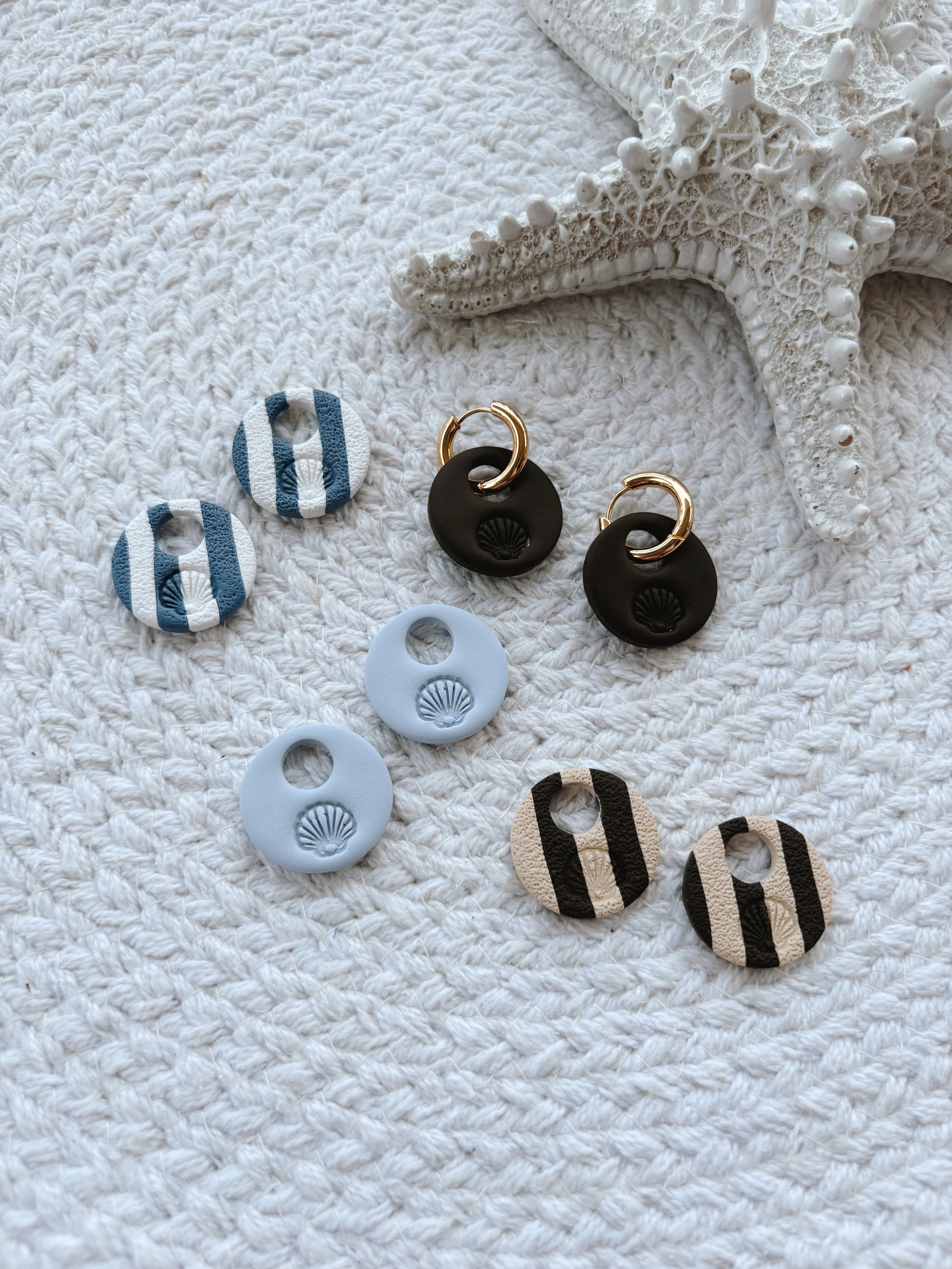 Shell Clay Charms (CHARM ONLY)