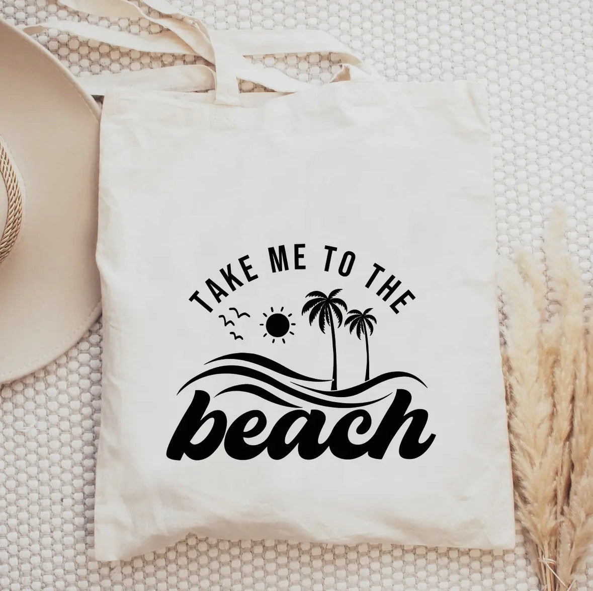 Take Me To The Beach Wave | Tote Bag
