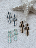 Coastal Boho Striped Dangles