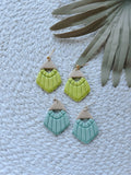 Clay Macrame Dangles