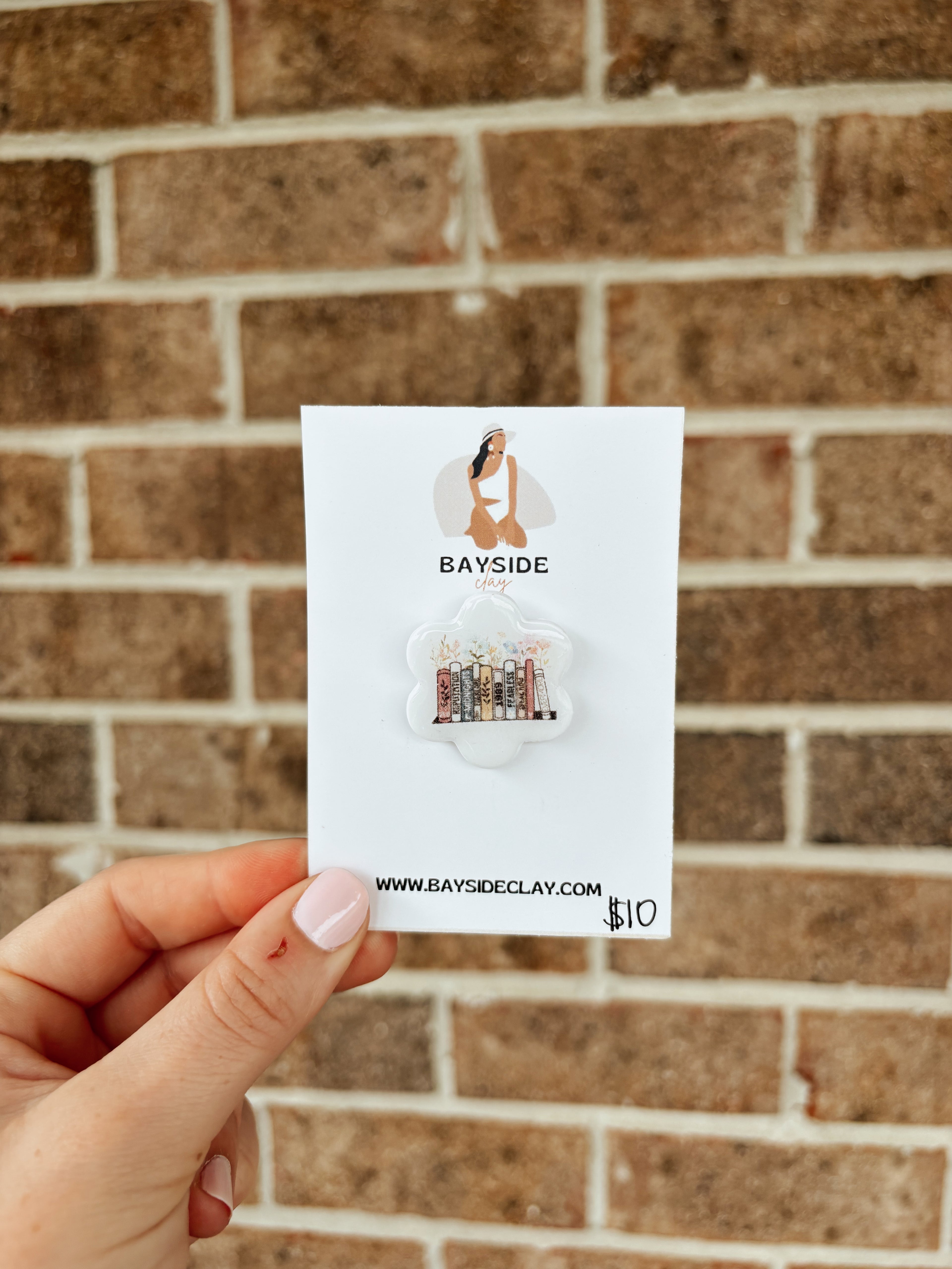 Eras Books Clay Pin