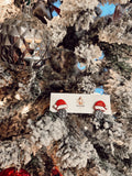 Santa Disco Ball Studs