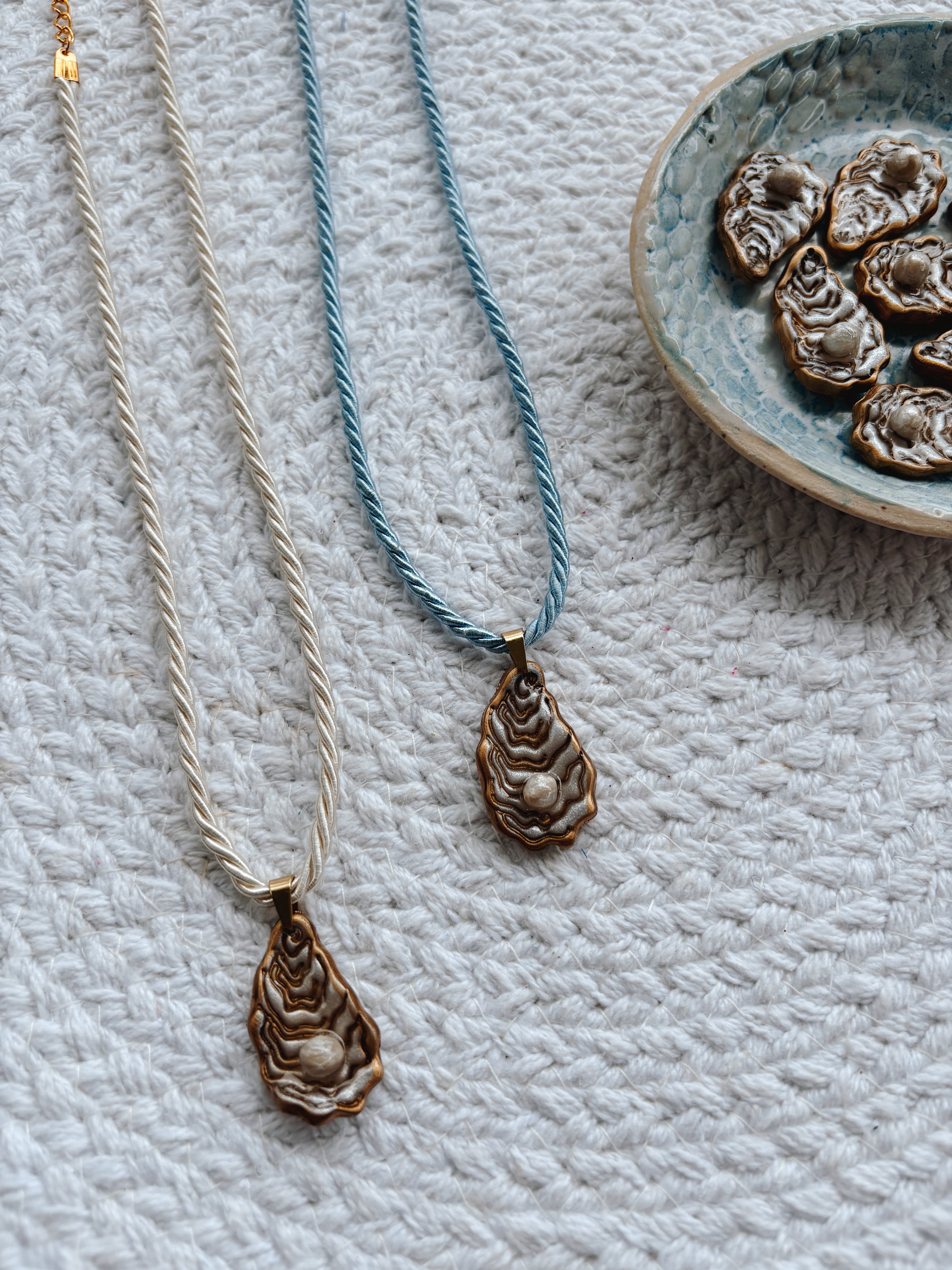 Oyster Coastal Corded Necklace