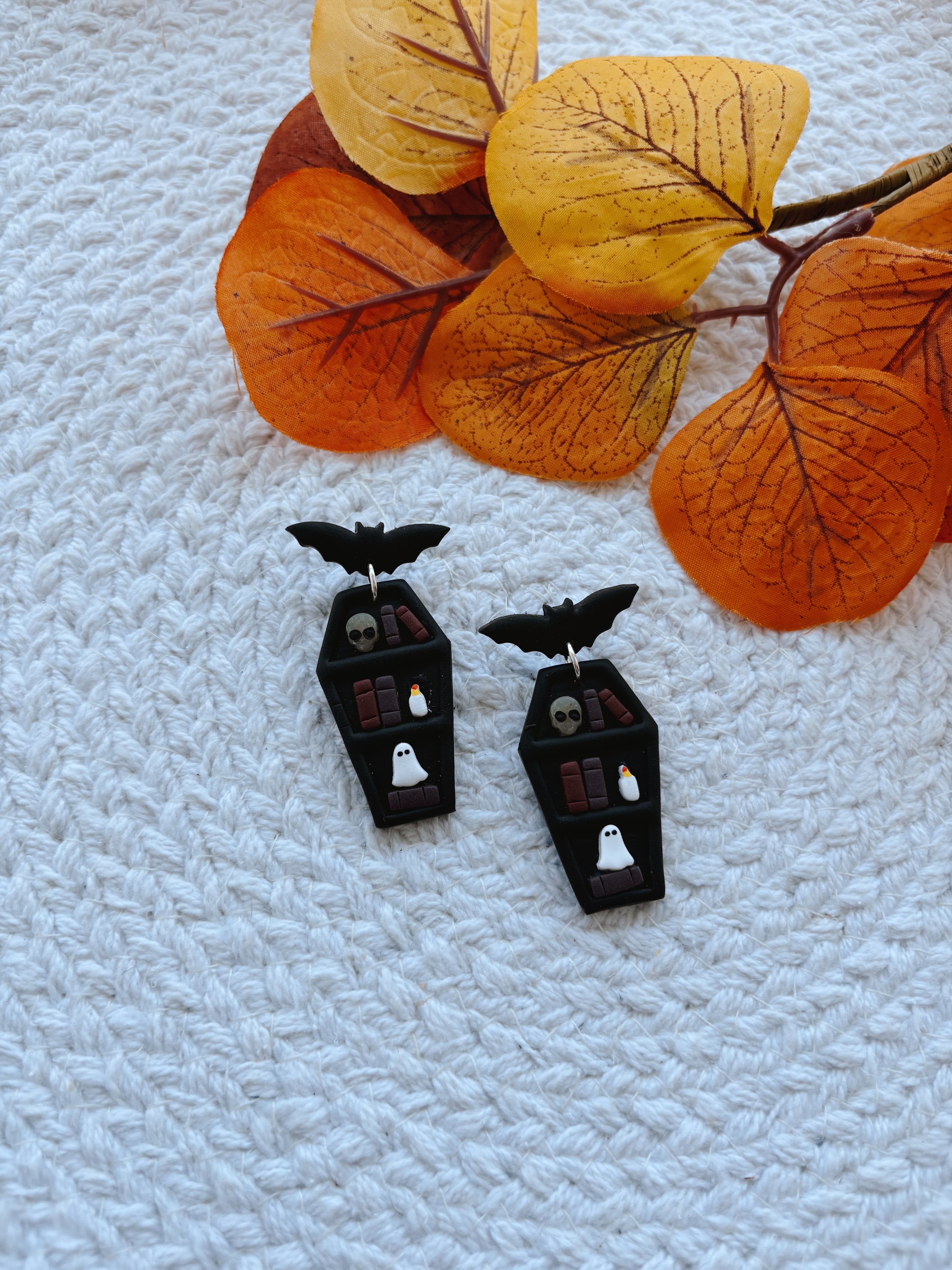 Coffin Bookshelf Dangles