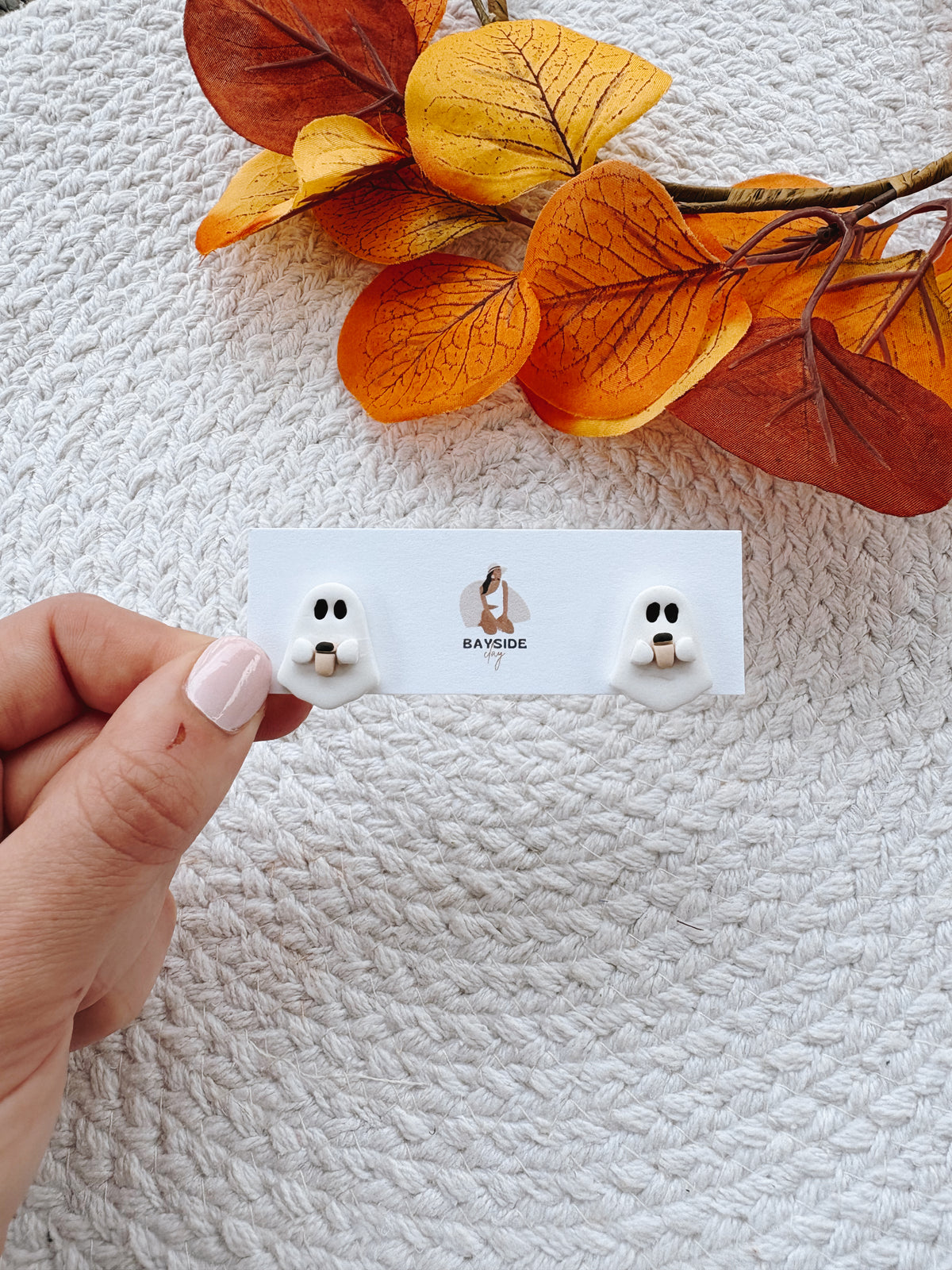 Caffeinated Ghostie Studs