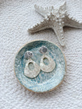 Iridescent Shell Dangles