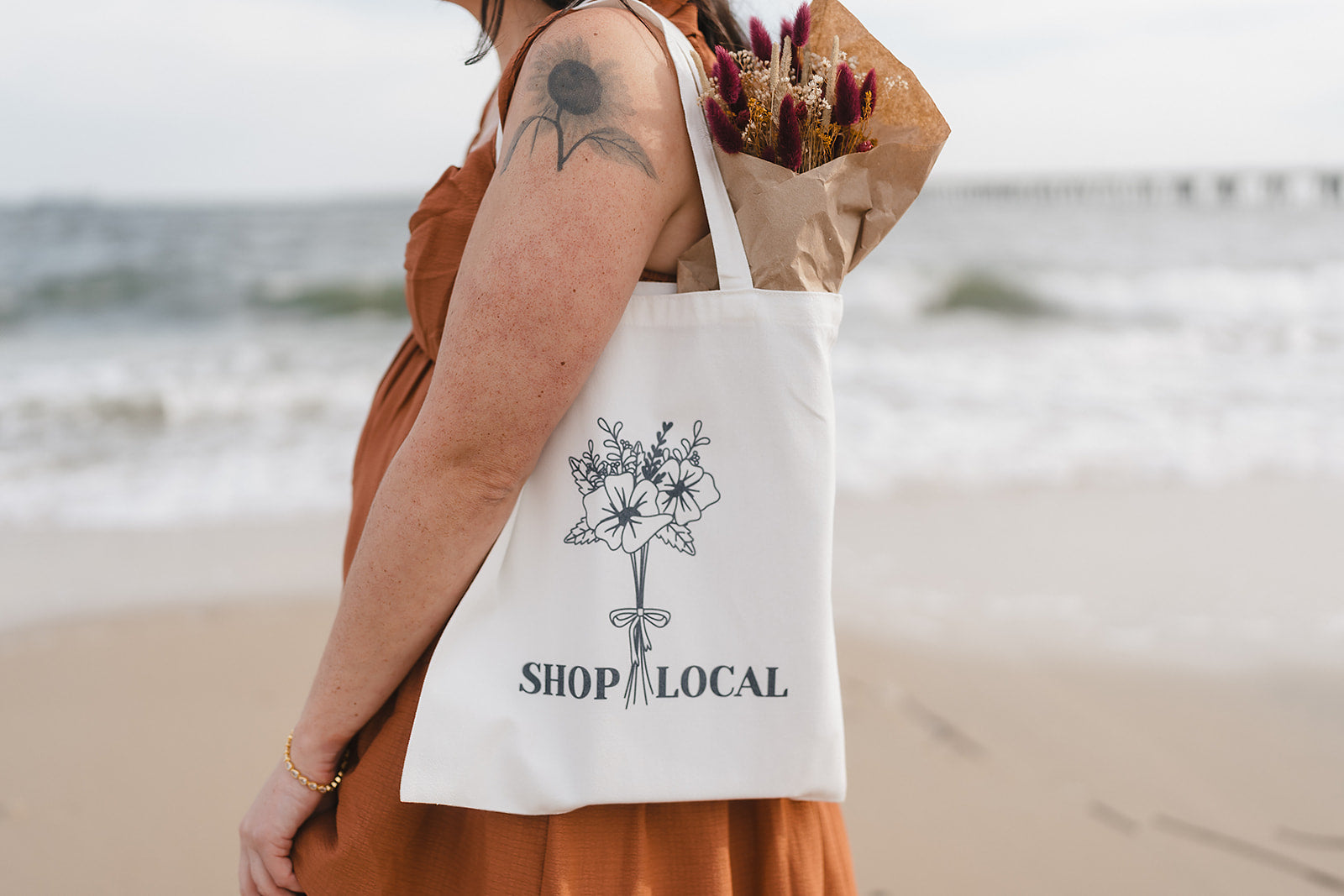 Shop Local Canvas Tote Bag
