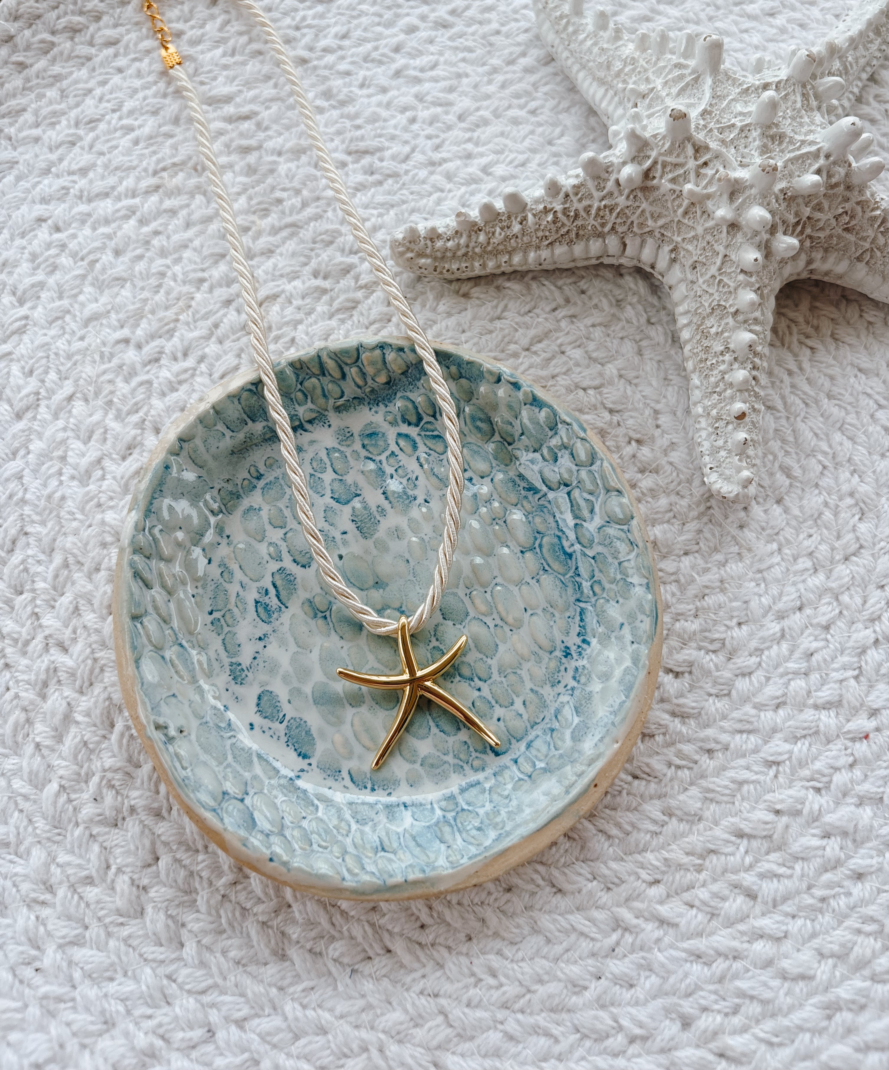 Starfish Corded Necklace
