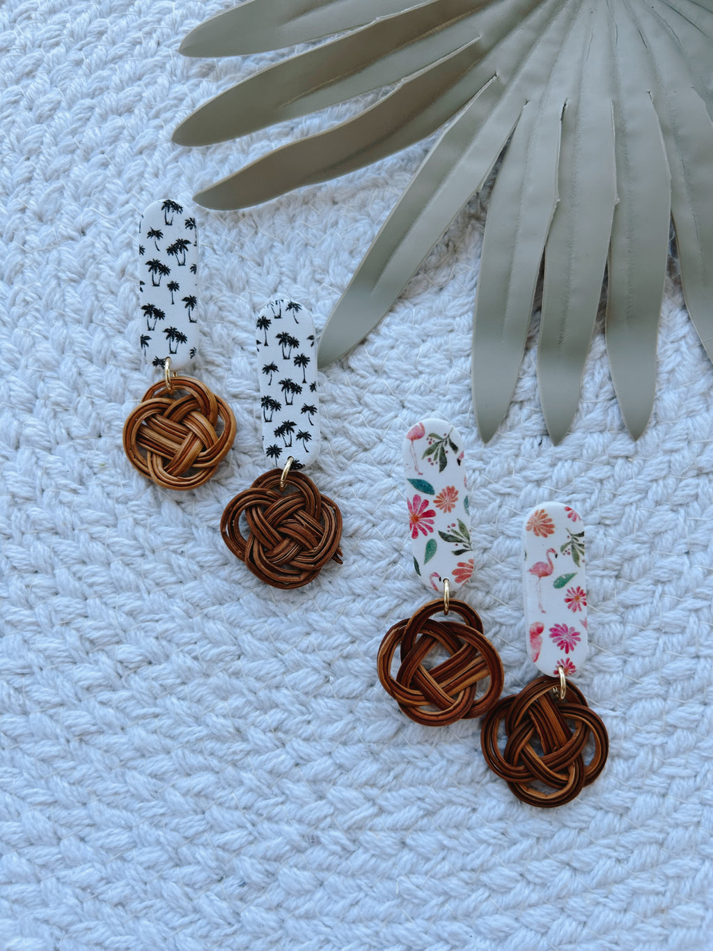 Clay & Basket Weave Dangles