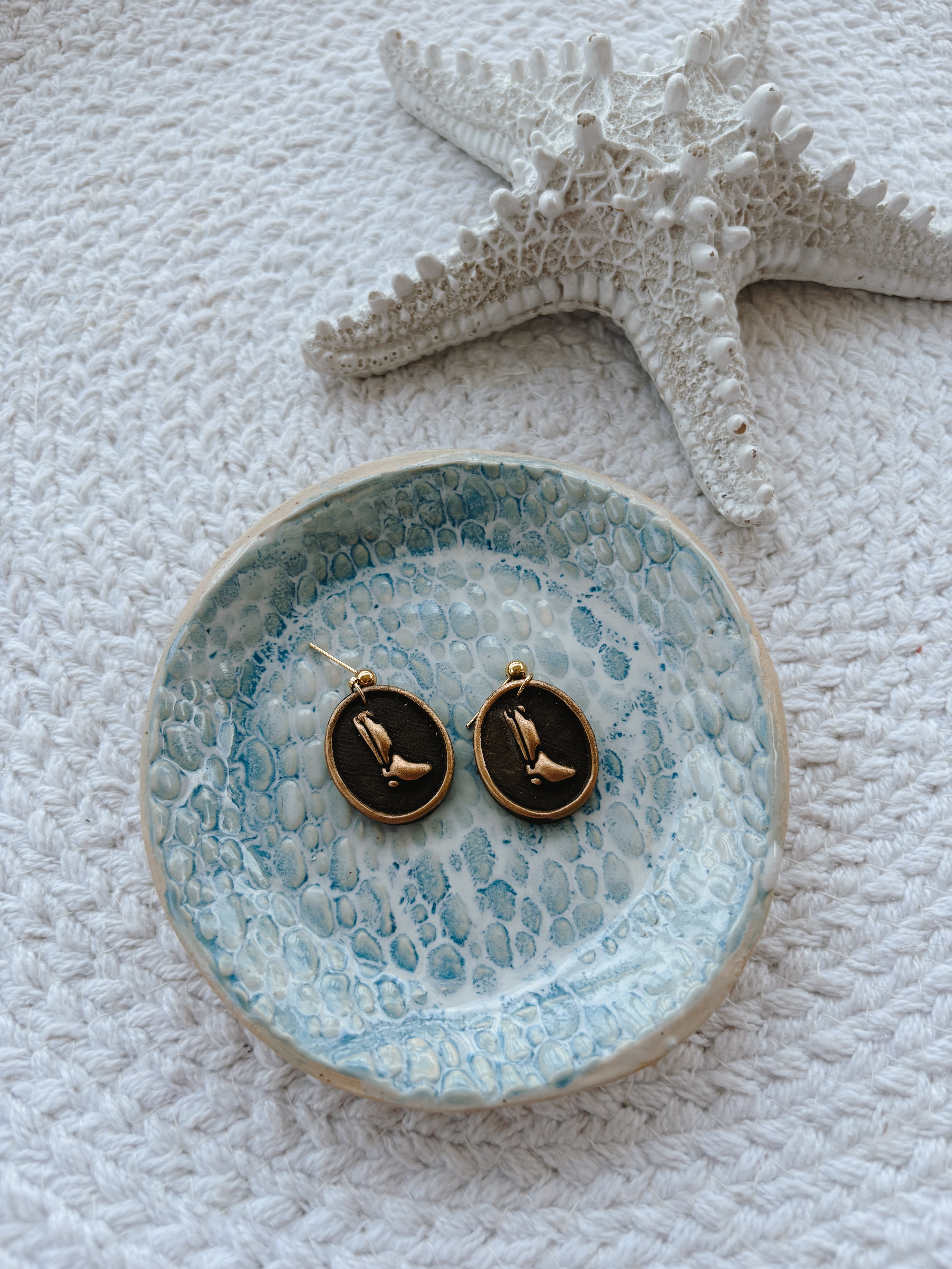 Cowgirl Boot Pendant Dangles