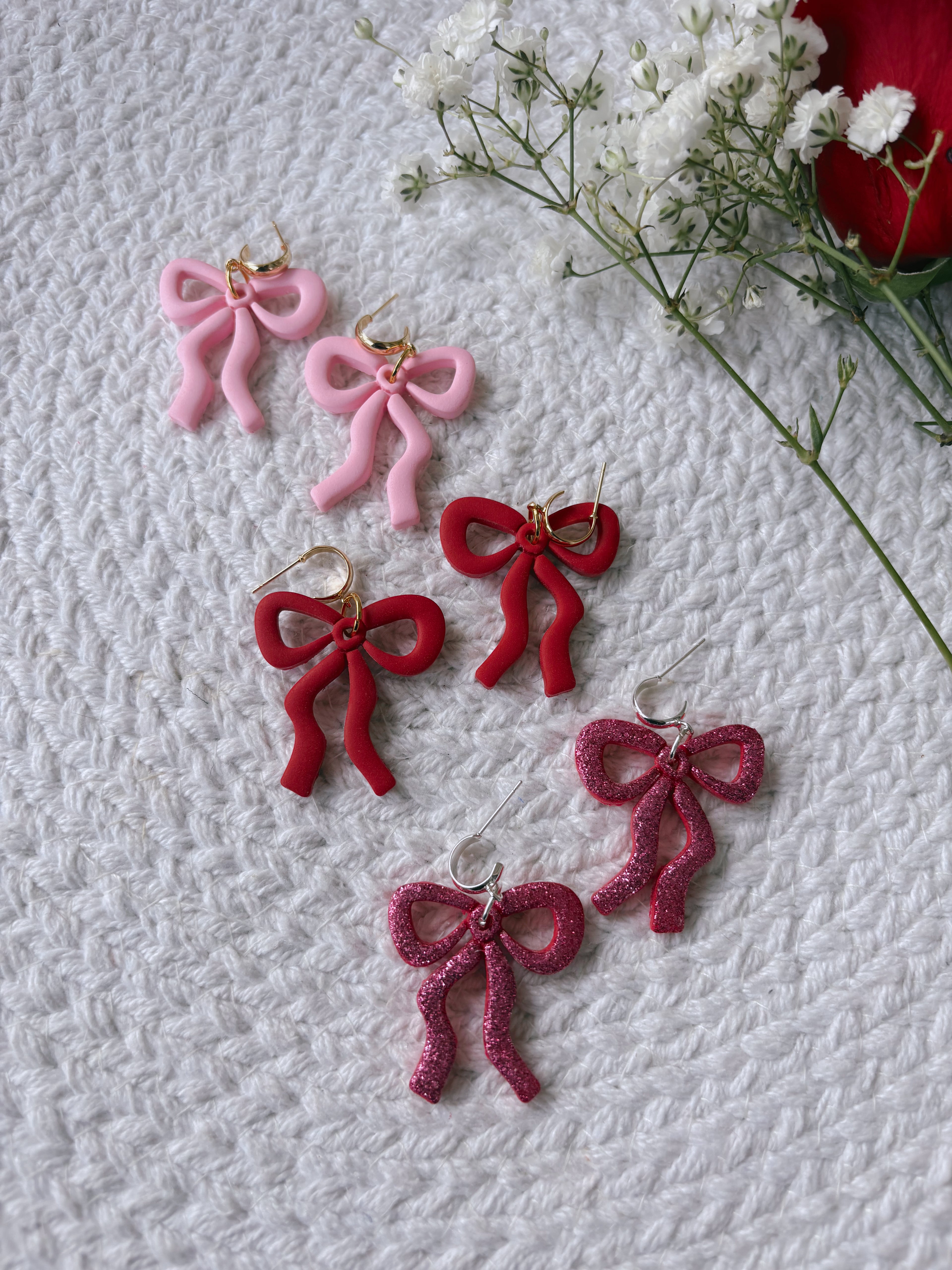 Vday Bow Dangles