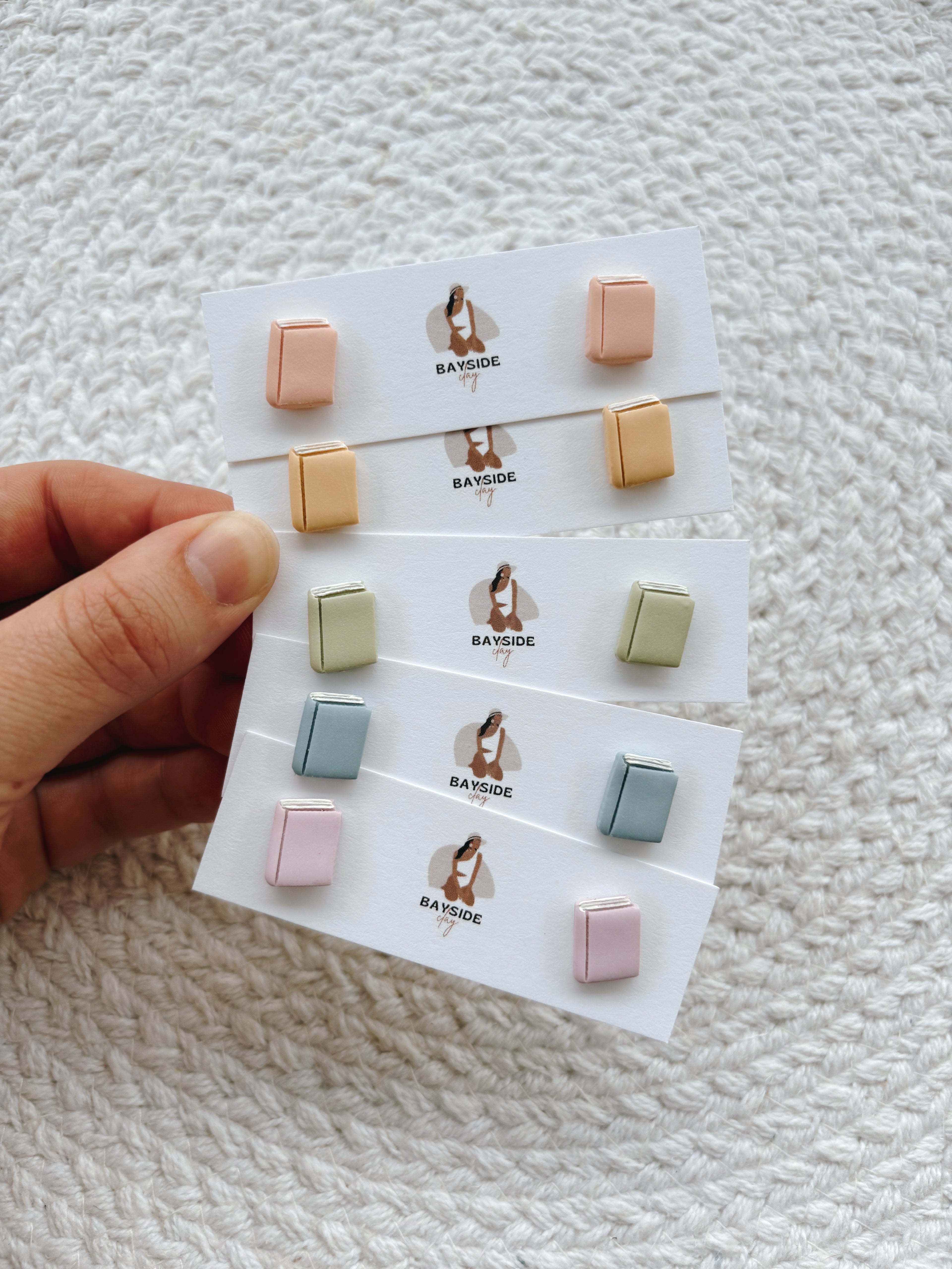 Pastel Book Studs