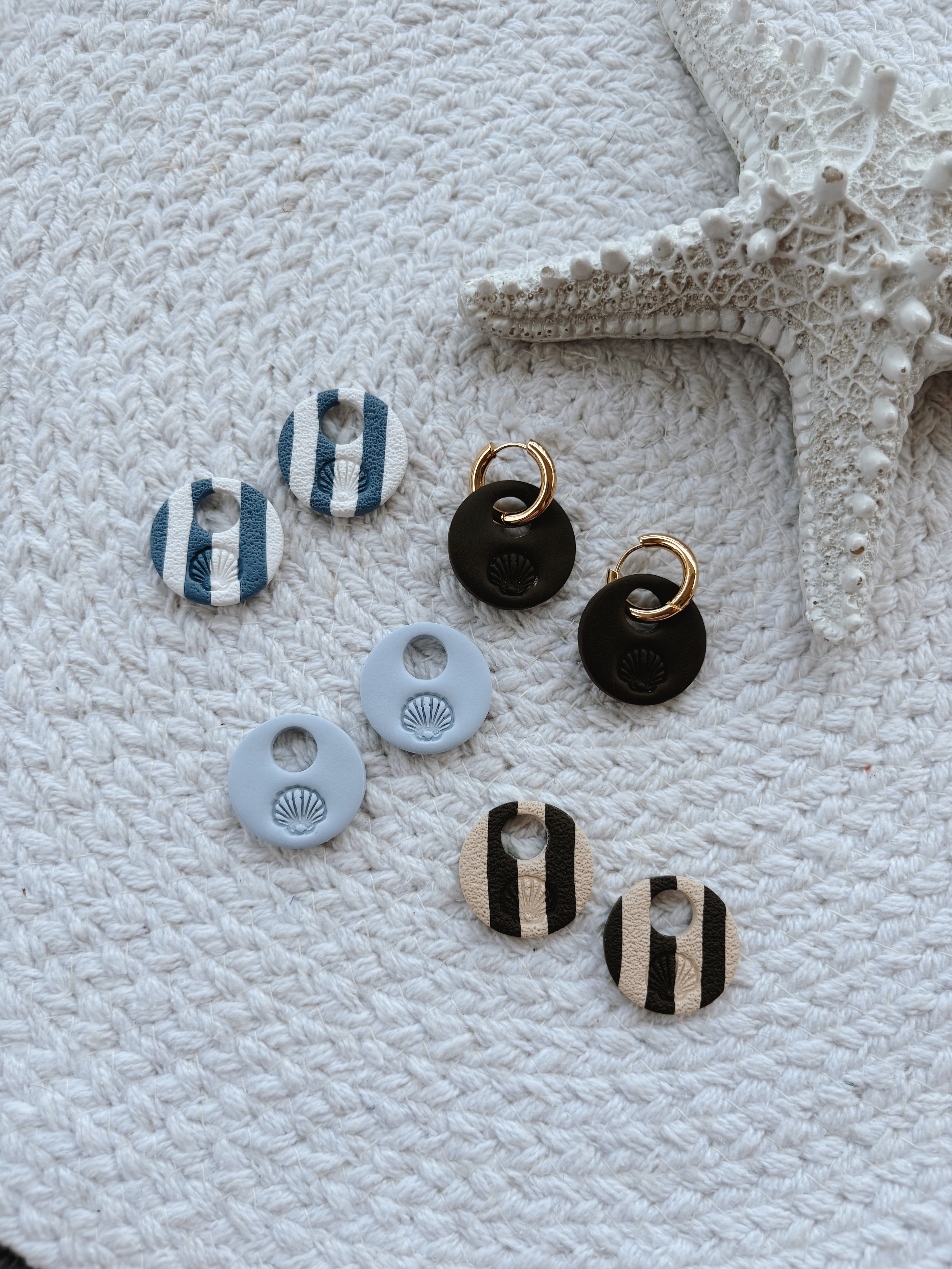Shell Clay Charms (CHARM ONLY)