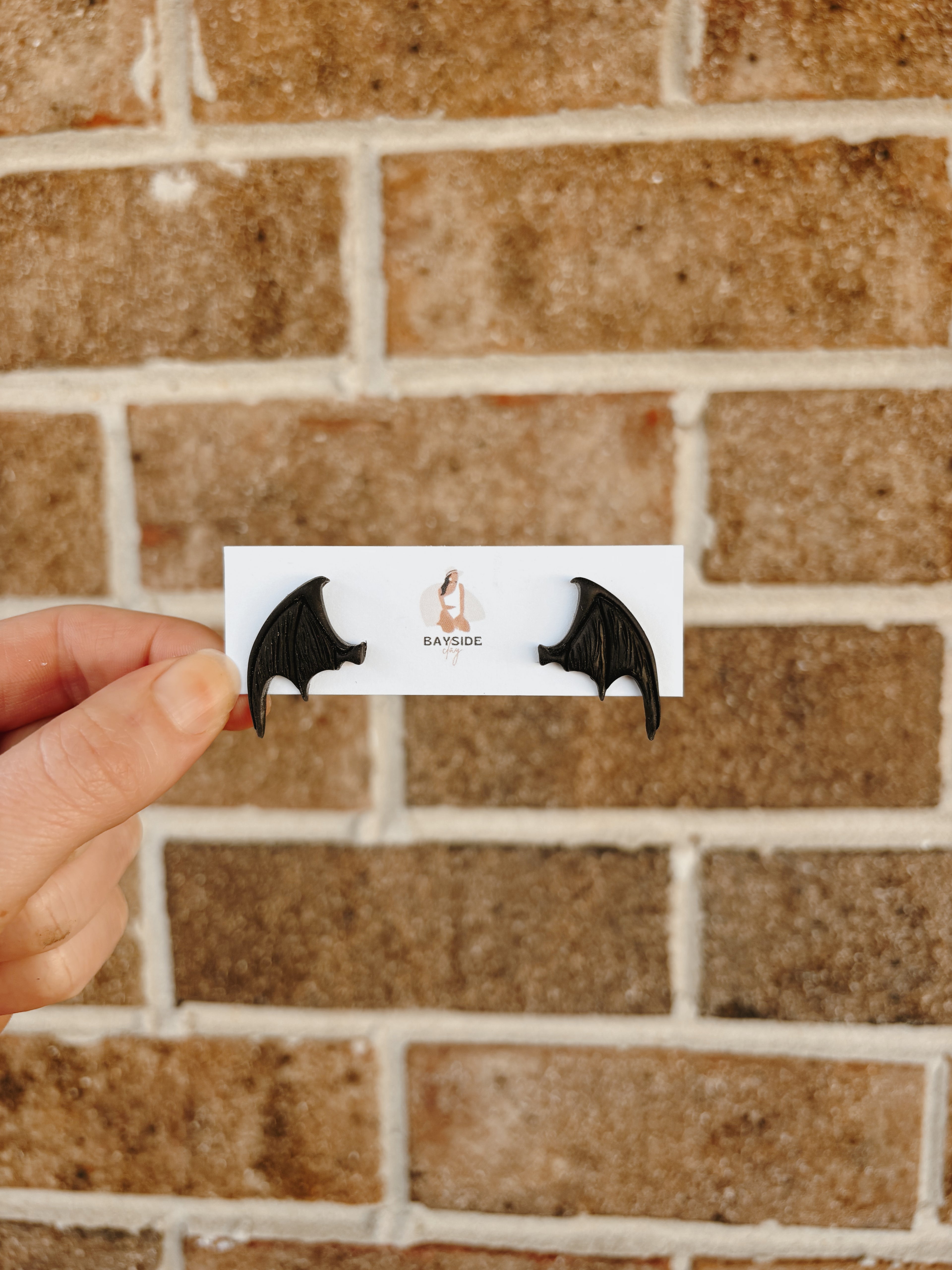 Bat Wing Studs