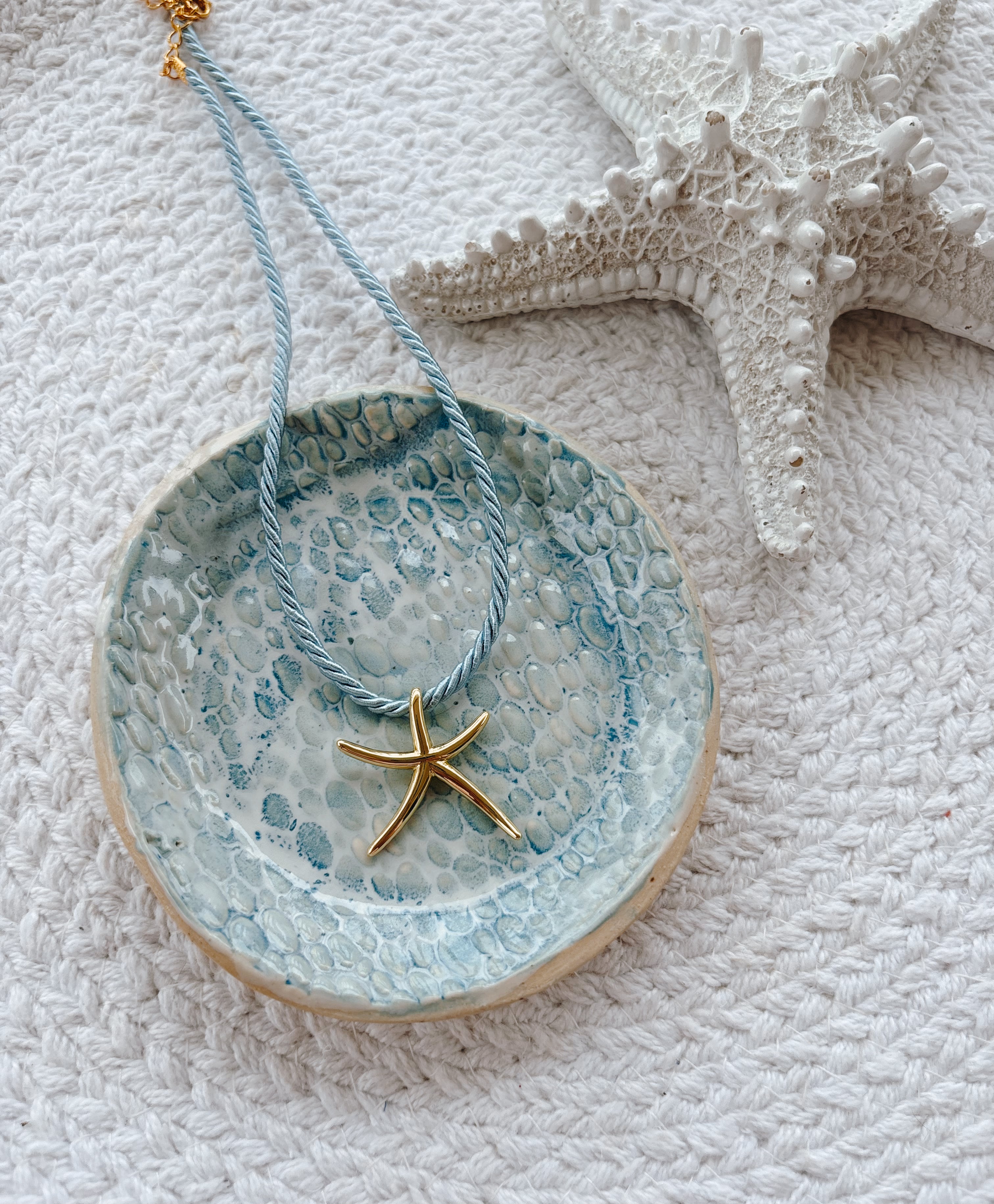 Starfish Corded Necklace