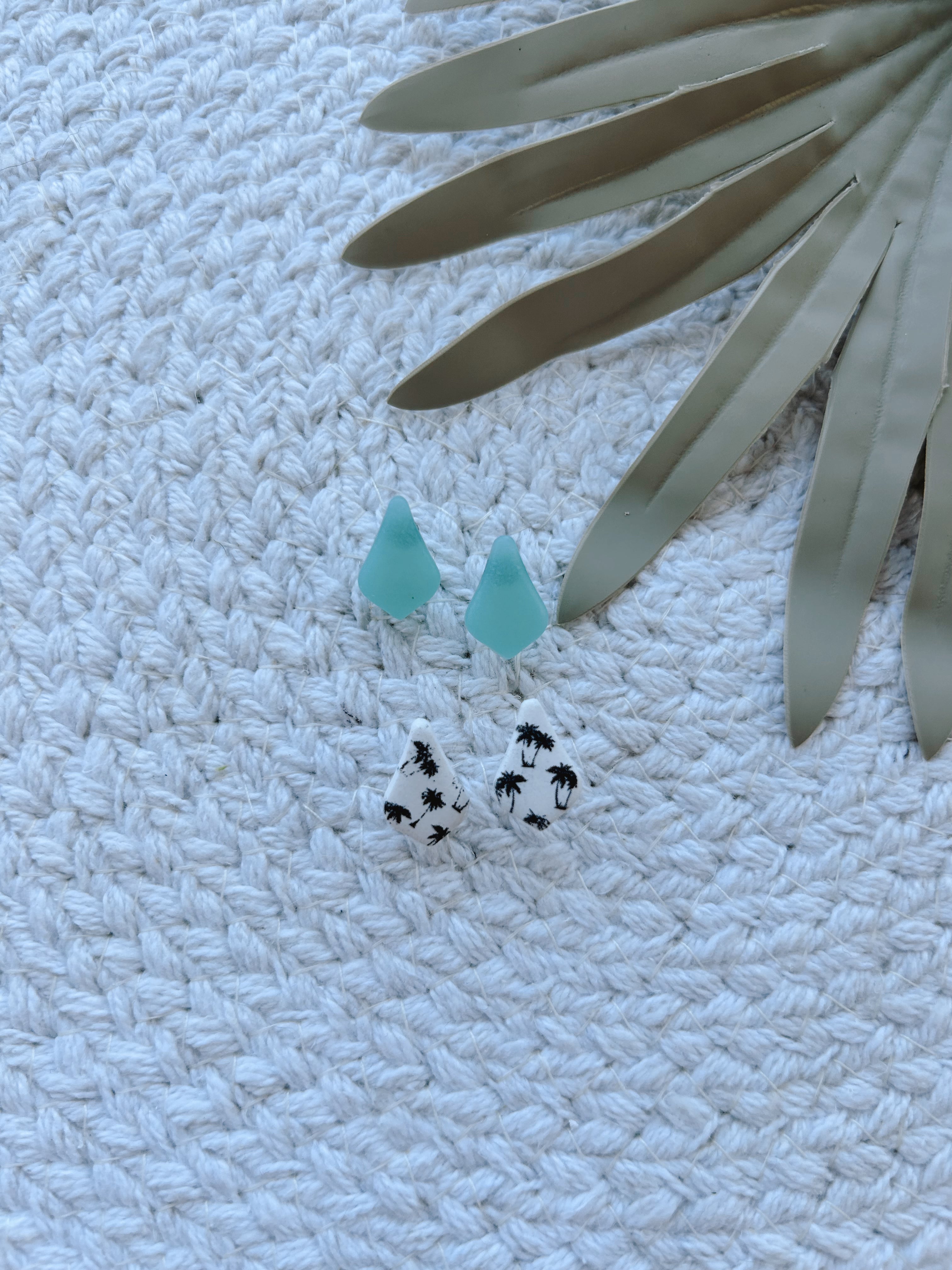Coastal Teardrop Studs