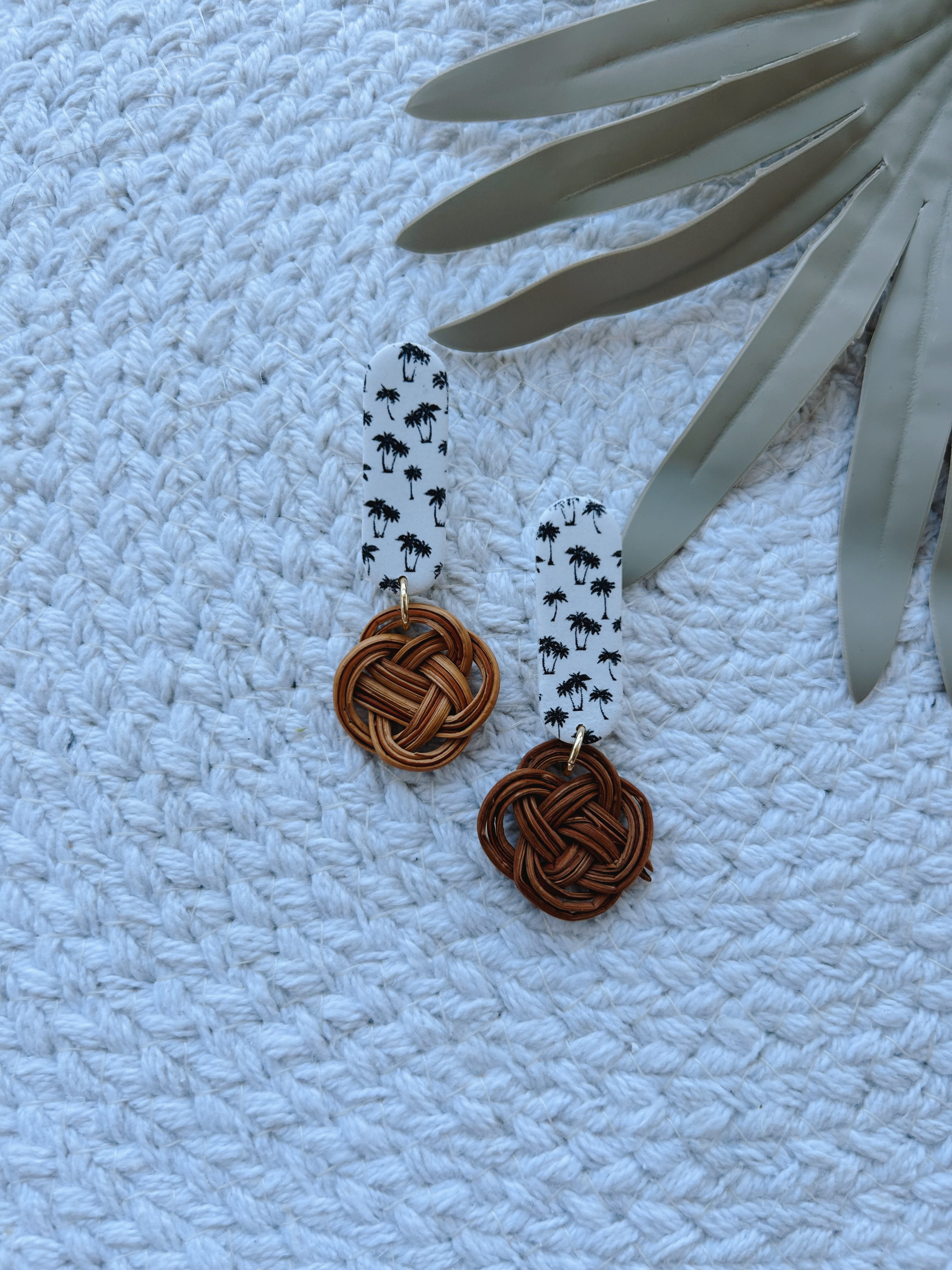 Clay & Basket Weave Dangles
